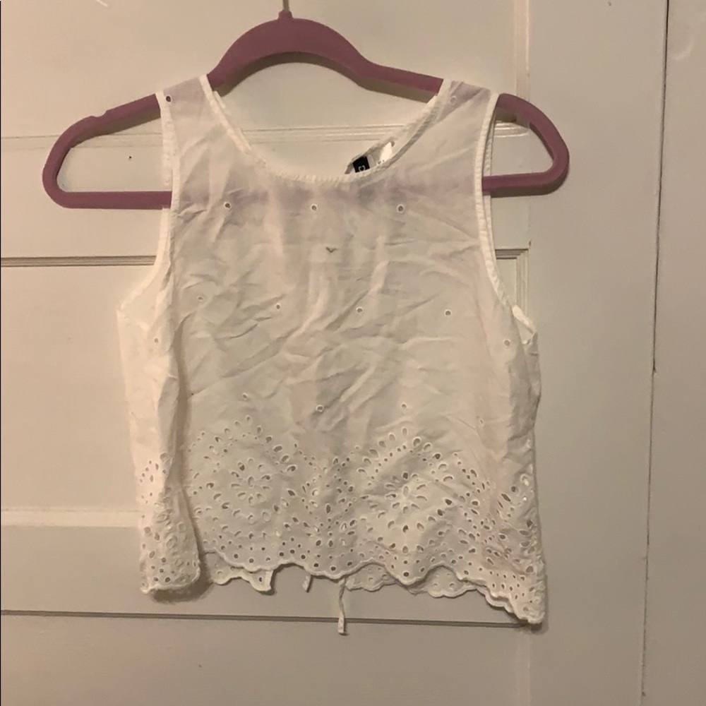 Tie back tank top